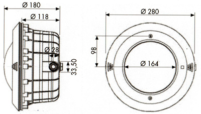 Pool Unterwasserscheinwerfer-Set Komplettansicht