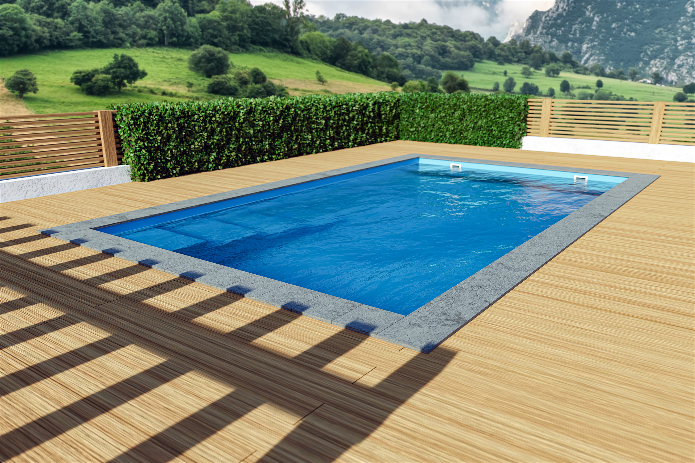 Styroporsteinpool 3,5x7x1,5 m