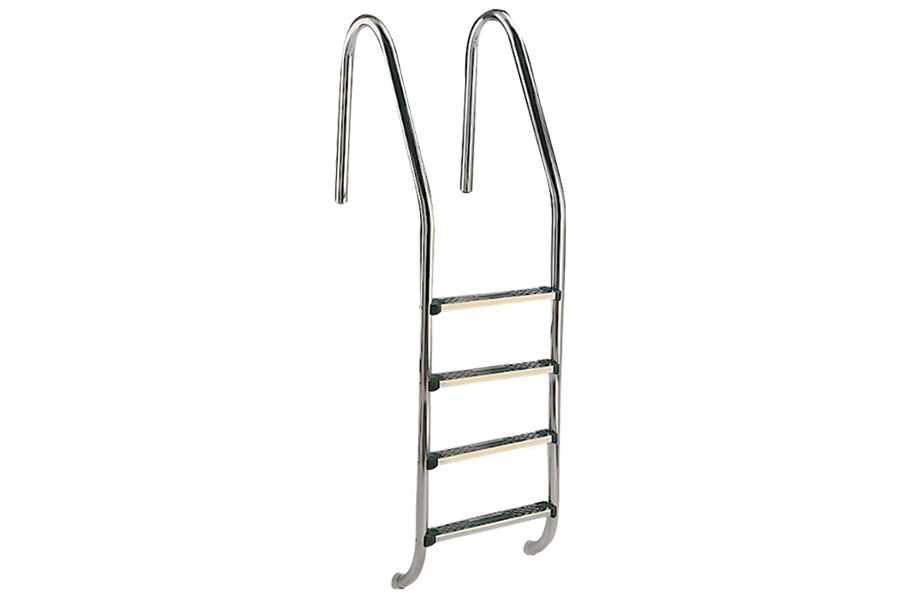 Einbauleiter Classic Edelstahl V2A weite Holmausladung